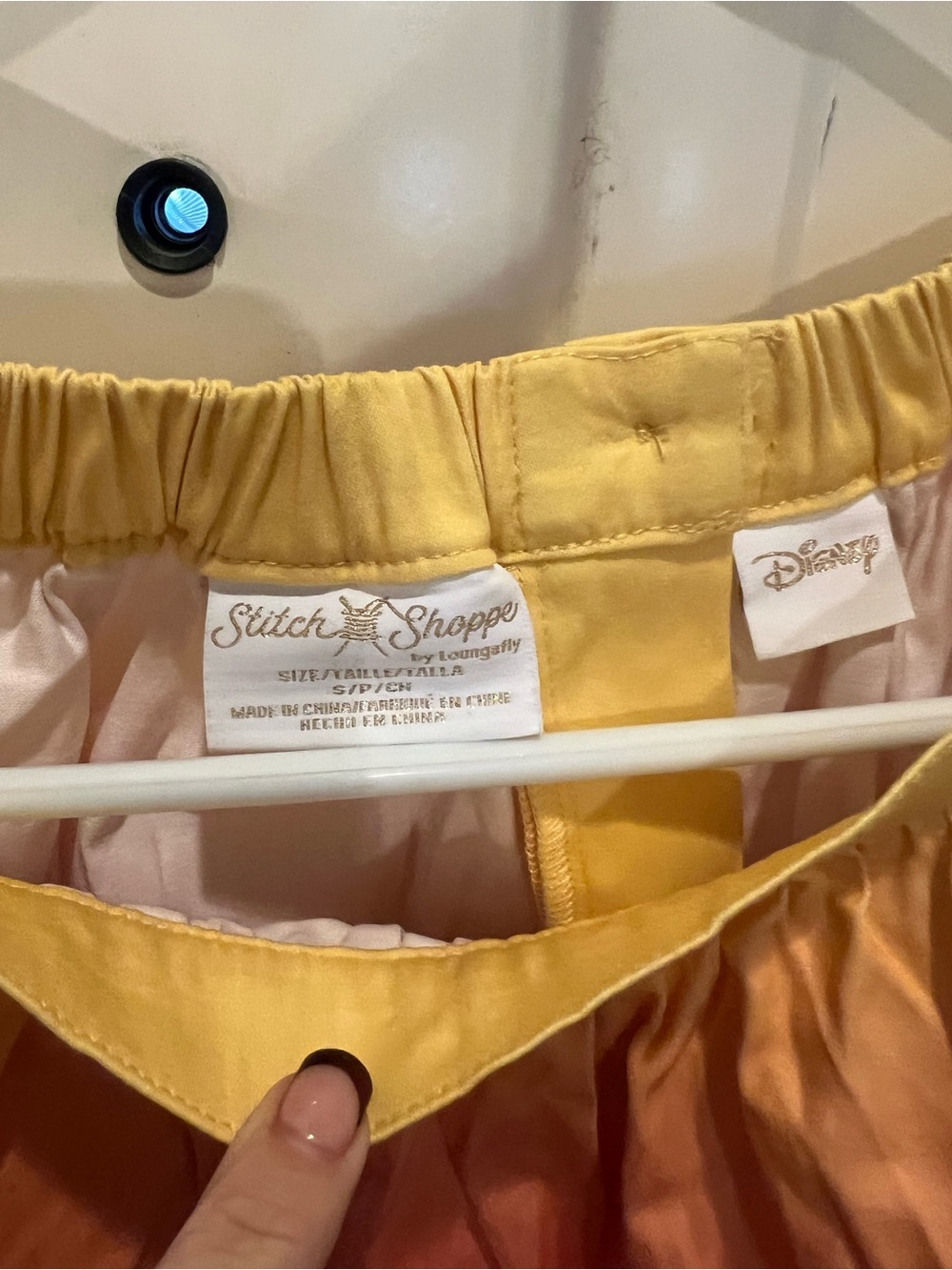 Loungefly Disney Snow White Yellow-to-Orange Ombre Skirt
